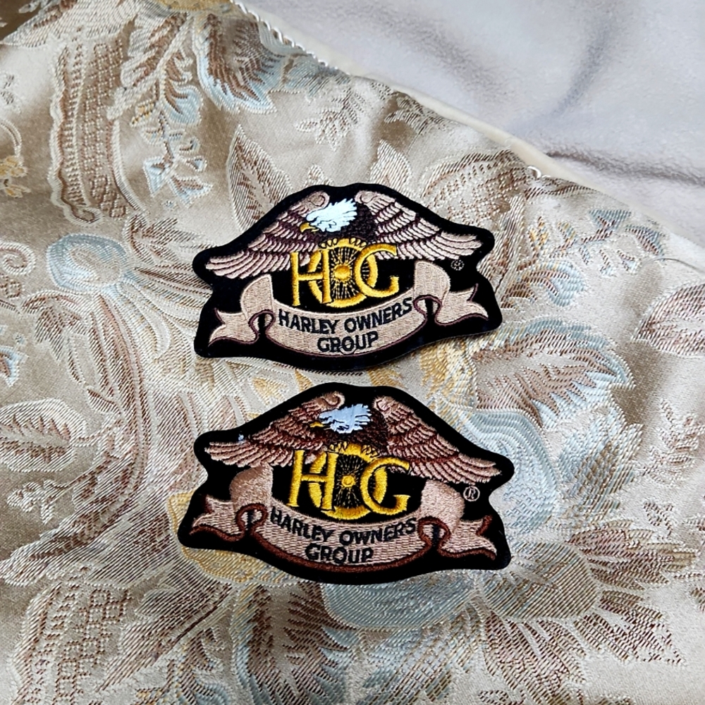 Brand new Harley davidson owners group eagle patches